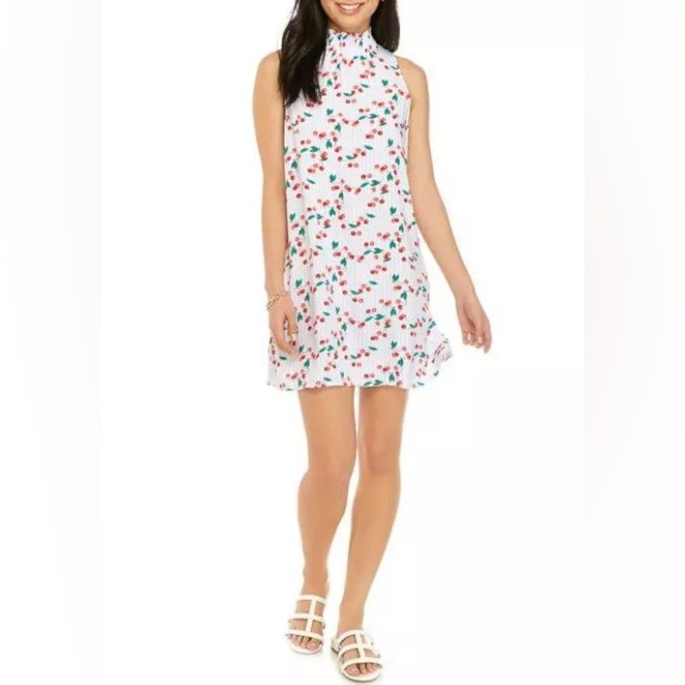 NWT Crown and Ivy cherry print sundress